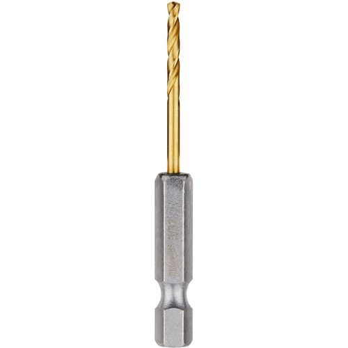 Milwaukee Tool 48-89-4603 3/32" SHOCKWAVE Impact Duty RED HELIX Titanium Drill Bit, 2 EA/CA