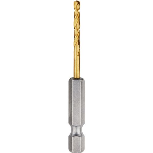 Milwaukee Tool 48-89-4604 7/64" SHOCKWAVE Impact Duty RED HELIX Titanium Drill Bit, 2 EA/CA