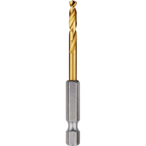 Milwaukee Tool 48-89-4607 5/32" SHOCKWAVE Impact Duty RED HELIX Titanium Drill Bit, 1 EA