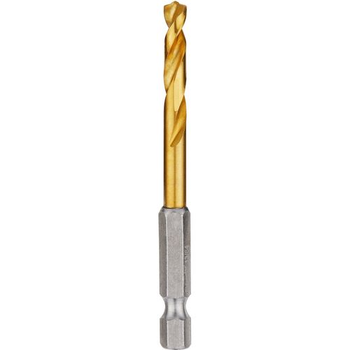 Milwaukee Tool 48-89-4610 13/64" SHOCKWAVE Impact Duty RED HELIX Titanium Drill Bit, 1 EA