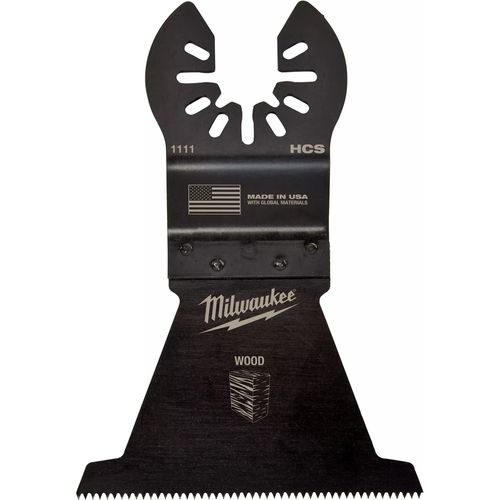 Milwaukee Tool 49-25-1119 2-1/2" High Carbon Steel Wood Universal Fit Oscillating Multi-Tool Blade, 10 EA/PK
