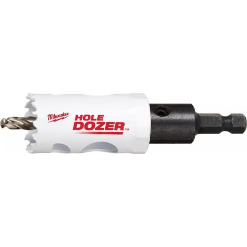 Milwaukee Tool 49-56-9663 1-1/8" HOLE DOZER Bi-Metal Hole Saw with Arbor, 1 EA