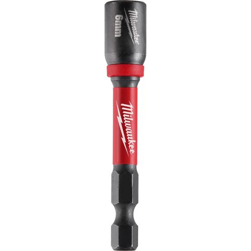 Milwaukee Tool 49-66-4606 SHOCKWAVE Impact Duty 6MM x 2-9/16" Magnetic Nut Driver, 10 EA/PK