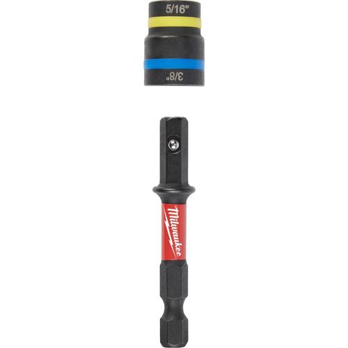 Milwaukee Tool 49-66-4743 SHOCKWAVE Impact Duty 5/16" and 3/8" x 2-1/2" QUIK-CLEAR 2-in-1 Magnetic Nut Driver, 25 EA/PK