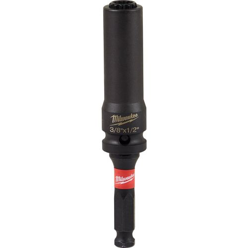 Milwaukee Tool 49-66-5119 SHOCKWAVE Impact Duty Lineman's 12PT 3/8" & 1/2" 2-in-1 Socket, 1 EA