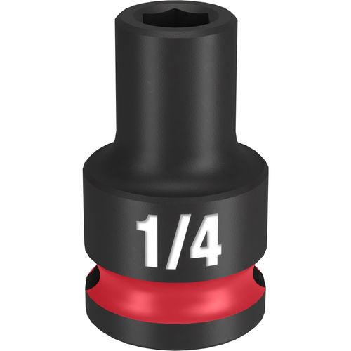 Milwaukee Tool 49-66-6100 SHOCKWAVE Impact Duty 3/8" Drive 1/4" Standard 6 Point Socket, 1 EA