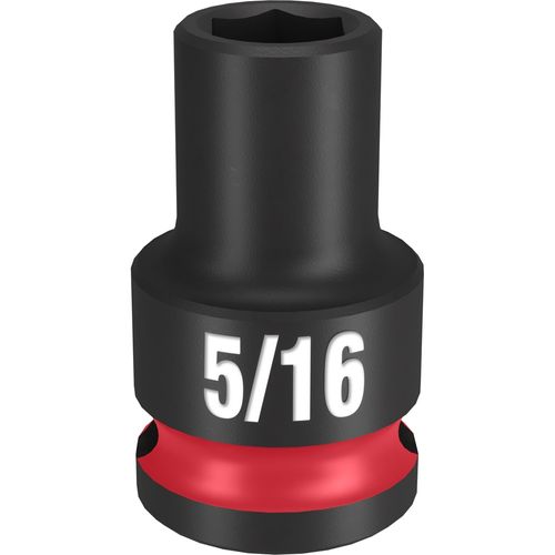 Milwaukee Tool 49-66-6102 SHOCKWAVE Impact Duty 3/8" Drive 5/16" Standard 6 Point Socket, 1 EA
