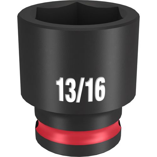 Milwaukee Tool 49-66-6111 SHOCKWAVE Impact Duty 3/8" Drive 13/16" Standard 6 Point Socket, 1 EA