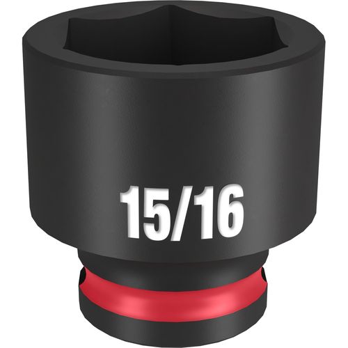 Milwaukee Tool 49-66-6113 SHOCKWAVE Impact Duty 3/8" Drive 15/16" Standard 6 Point Socket, 1 EA