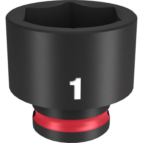 Milwaukee Tool 49-66-6114 SHOCKWAVE Impact Duty 3/8" Drive 1" Standard 6 Point Socket, 1 EA