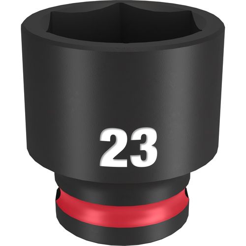 Milwaukee Tool 49-66-6146 SHOCKWAVE Impact Duty 3/8" Drive 23MM Standard 6 Point Socket, 1 EA