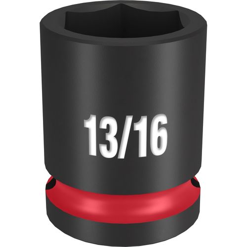Milwaukee Tool 49-66-6207 SHOCKWAVE Impact Duty 1/2" Drive 13/16" Standard 6 Point Socket, 1 EA