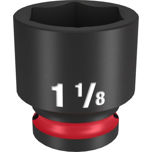 Milwaukee Tool 49-66-6212 SHOCKWAVE Impact Duty 1/2" Drive 1-1/8" Standard 6 Point Socket, 1 EA