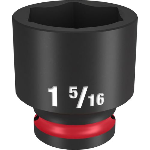 Milwaukee Tool 49-66-6215 SHOCKWAVE Impact Duty 1/2" Drive 1-5/16" Standard 6 Point Socket, 1 EA