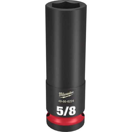 Milwaukee Tool 49-66-6224 SHOCKWAVE Impact Duty 1/2" Drive 5/8" Deep 6 Point Socket, 1 EA