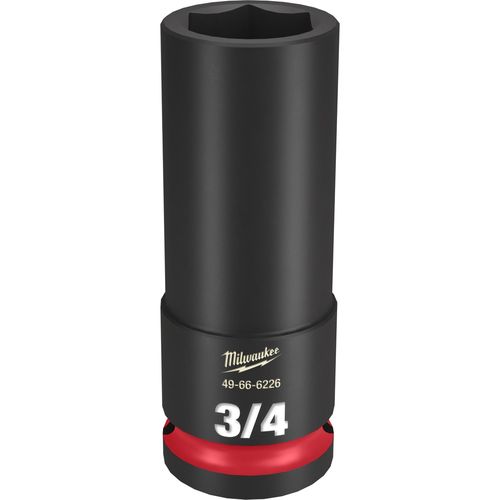 Milwaukee Tool 49-66-6226 SHOCKWAVE Impact Duty 1/2" Drive 3/4" Deep 6 Point Socket, 1 EA
