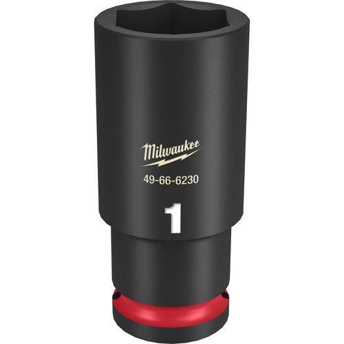 Milwaukee Tool 49-66-6230 SHOCKWAVE Impact Duty 1/2" Drive 1" Deep 6 Point Socket, 1 EA
