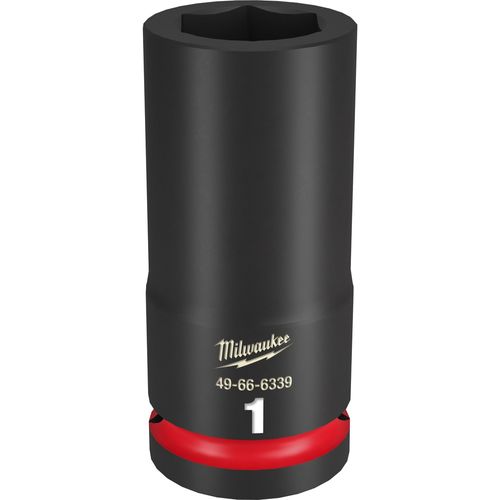 Milwaukee Tool 49-66-6339 SHOCKWAVE Impact Duty 3/4" Drive 1" Deep 6 Point Socket, 1 EA