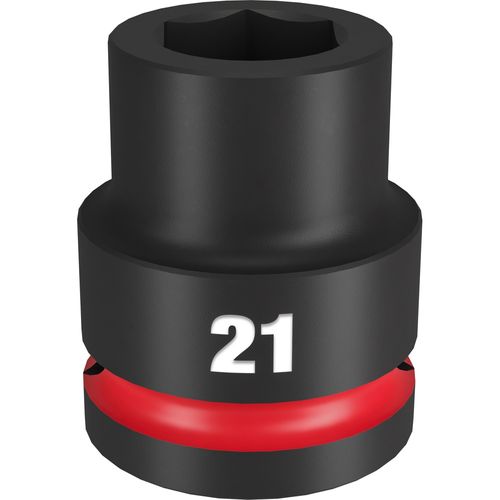 Milwaukee Tool 49-66-6359 SHOCKWAVE Impact Duty 3/4" Drive 21MM Standard 6 Point Socket, 1 EA