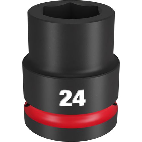 Milwaukee Tool 49-66-6362 SHOCKWAVE Impact Duty 3/4" Drive 24MM Standard 6 Point Socket, 1 EA