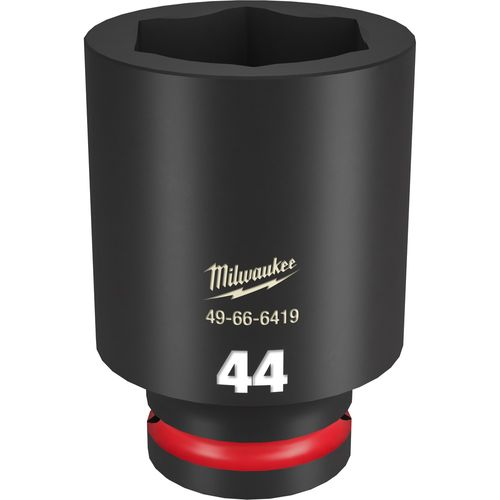 Milwaukee Tool 49-66-6419 SHOCKWAVE Impact Duty 3/4" Drive 44MM Deep 6 Point Socket, 1 EA