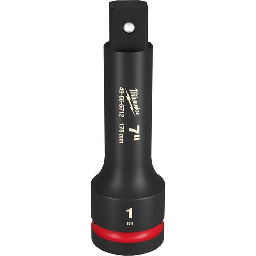 Milwaukee Tool 49-66-6712 SHOCKWAVE Impact Duty 1" Drive 7" Extension, 1 EA