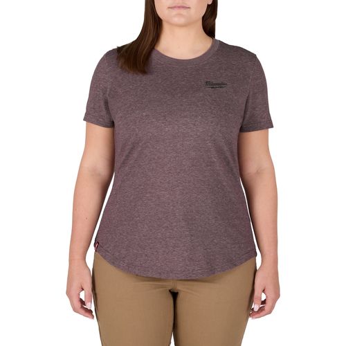 Milwaukee Tool F452P-XS Women's FREEFLEX Hybrid Tee - Short Sleeve Purple (XS), 1 EA