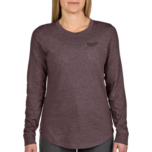 Milwaukee Tool F552P-XS Women's FREEFLEX Hybrid Tee - Long Sleeve Purple (XS), 1 EA