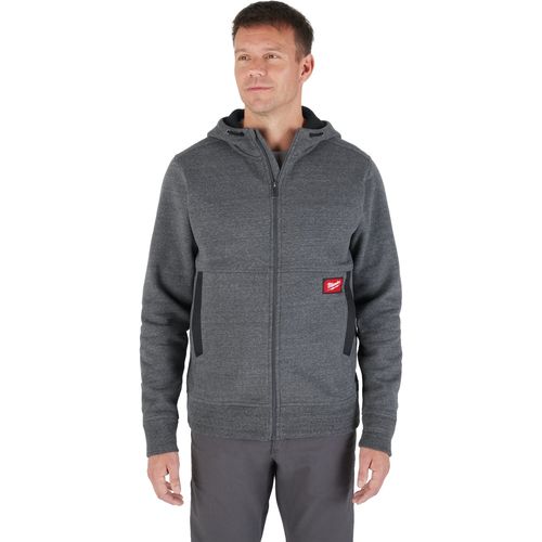 Milwaukee Tool M250G-2X GRIDIRON Full-Zip Hoodie (2XL), 1 EA