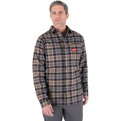 Milwaukee Tool M551G-XL GRIDIRON Flannel Shirt (XL), 1 EA