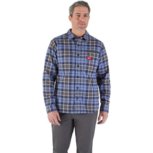 Milwaukee Tool M551U-L GRIDIRON Flannel Shirt (Large), 1 EA