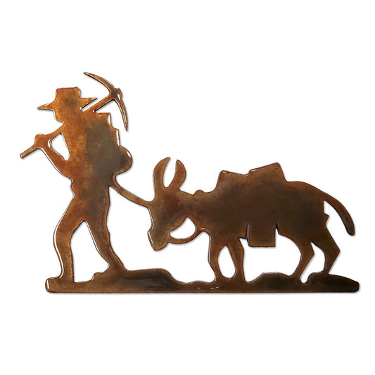Paradise Clay PAR687 Miner & Burro MAGNET