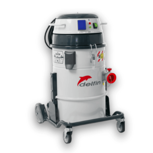 Delfin V100H Industrial Vacuum with HEPA Filtration System