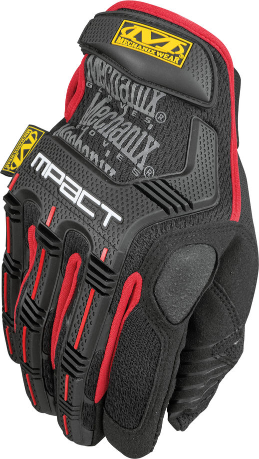 Mechanix Wear MPT-52-008 MECHANIX WEAR MPACT GLV BLK/RED 8 SM RED/ BLACK