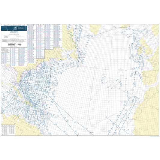 Paradise Clay FAANARCZ FAA Chart: North Atlantic Route Chart FLAT