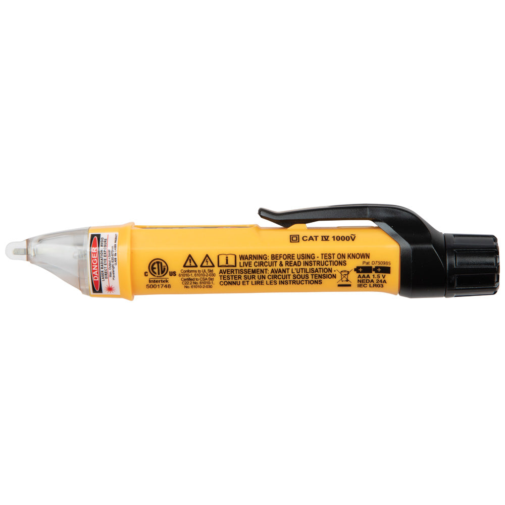 Klein Tools NCVT-5A Non-Contact Voltage Tester Pen, Dual Range, with Laser Pointer