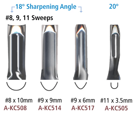 Foredom A-KC514 #9 Sweep, 9Mm, Deep Cut