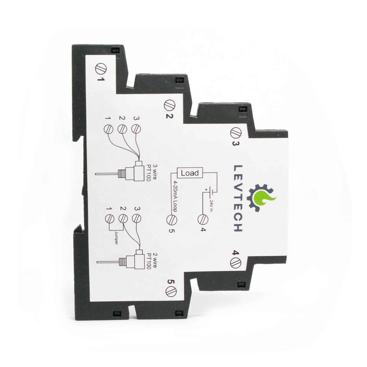 Levtech LSP-TSTS-100-420 Slim 4-20mA Temperature Transmitter for Pt100