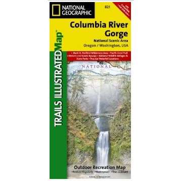 Paradise Clay NGM035 Columbia River Gorge (National Geographic Map)