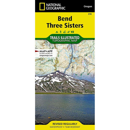 Paradise Clay NGM045 National Geographic Trails Illustrated: Bend, Three Sisters - Map