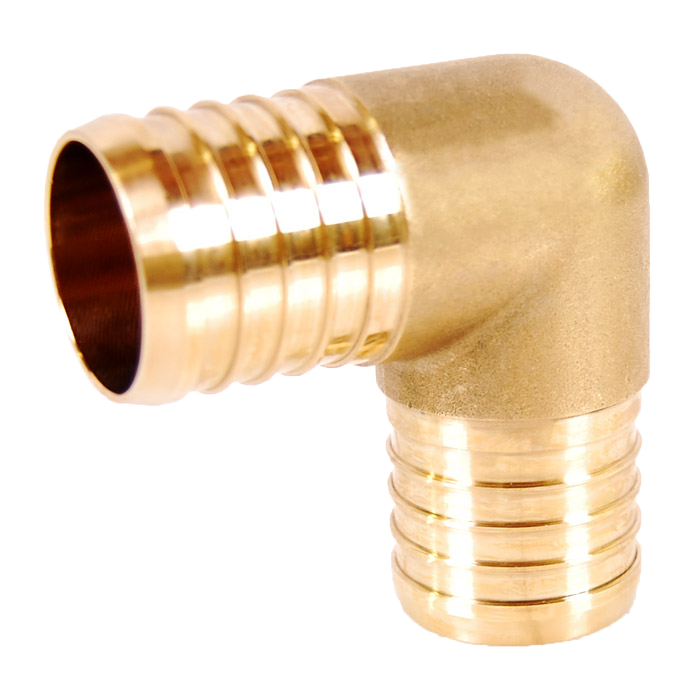 Legend Valves 460-007NL 1-1/2" No Lead DZR Forged Brass Crimp/Cinch PEX 90° Elbow