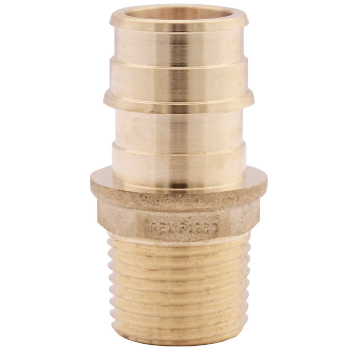 Legend Valves 462-758NL 3/4" No Lead DZR Forged Brass Cold Expansion PEX x MNPT Adapter