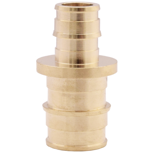 Legend Valves 462-536NL 1-1/4" x 1" No Lead DZR Forged Brass Cold Expansion PEX Reducing Coupling