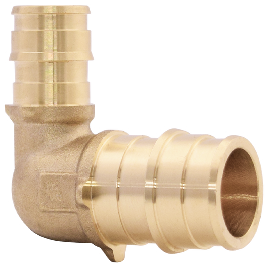 Legend Valves 462-085NL 3/4" x 1/2" No Lead DZR Forged Brass Cold Expansion PEX 90° Reducing Elbow