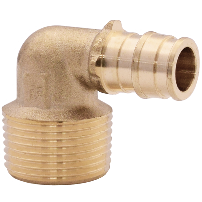 Legend Valves 462-110NL 3/4" No Lead DZR Forged Brass Cold Expansion PEX x MNPT 90° Elbow