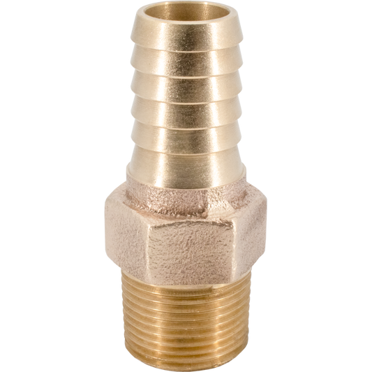 Legend Valves 312-007NL 1-1/2" No Lead Cast Bronze Insert x MNPT Adapter