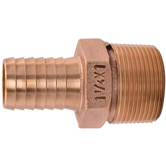 Legend Valves 312-014NL 1" x 3/4" No Lead Cast Bronze Insert x MNPT Reducing Adapter