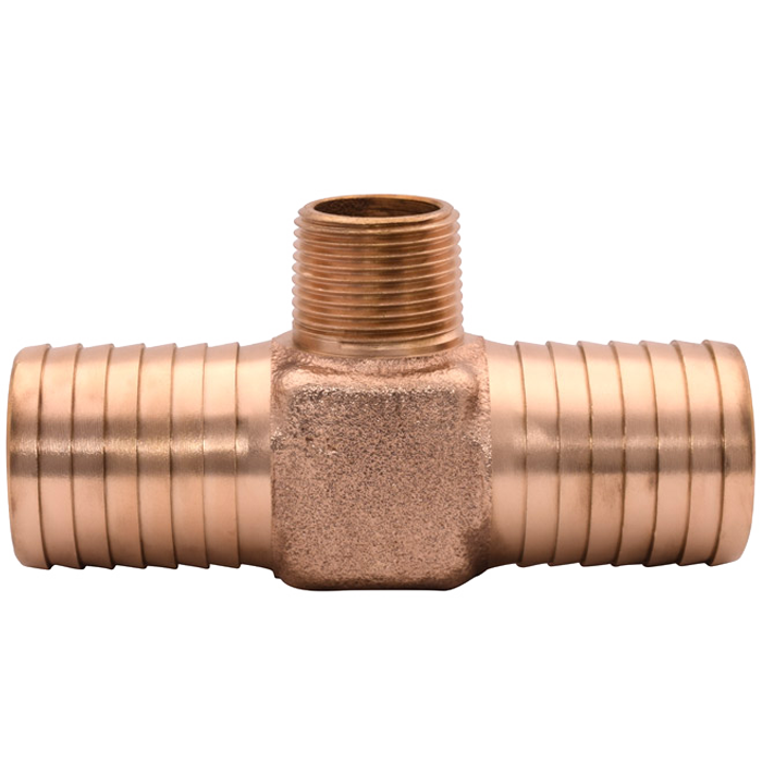 Legend Valves 312-095NL 1" x 3/4" No Lead Cast Bronze Reducing Hydrant Tee