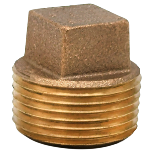 Legend Valves 310-183NL 1/2" No Lead Cast Bronze Square Head Plug