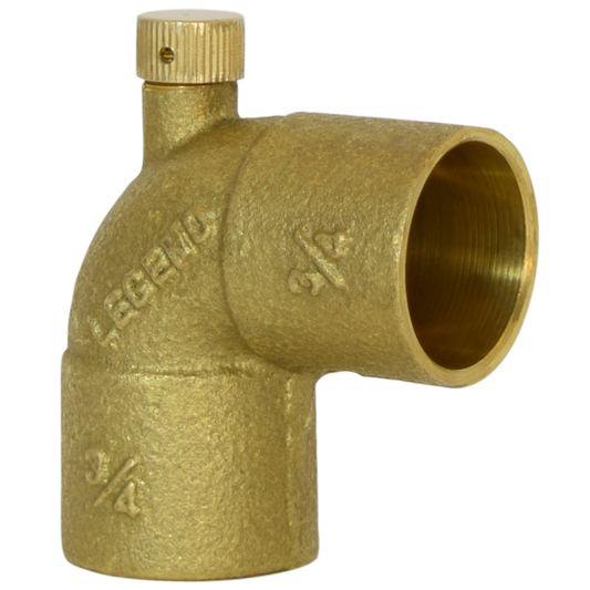 Legend Valves 302-243NL 3/4" No Lead Cast Brass 90° Drain Elbow